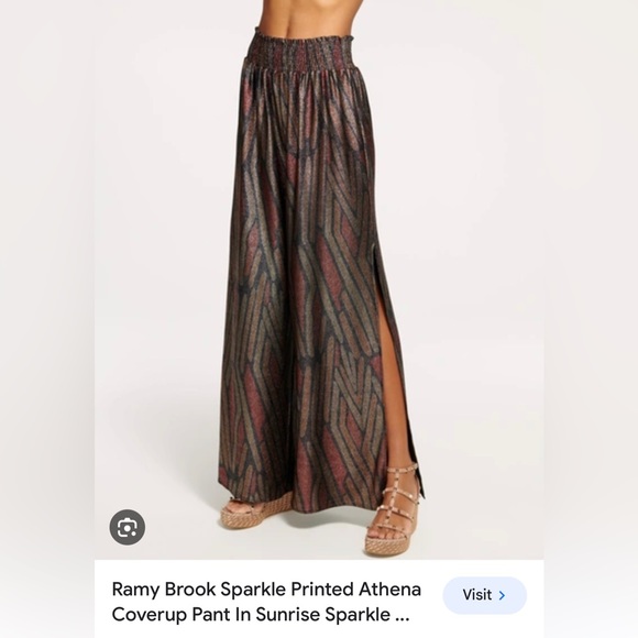 NWT Ramy Brook sparkle Athena Pant! - Picture 1 of 4